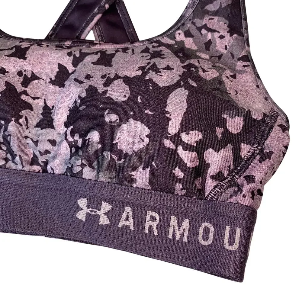 Under Armour Crossback Camo Splatter Sports Bra XS